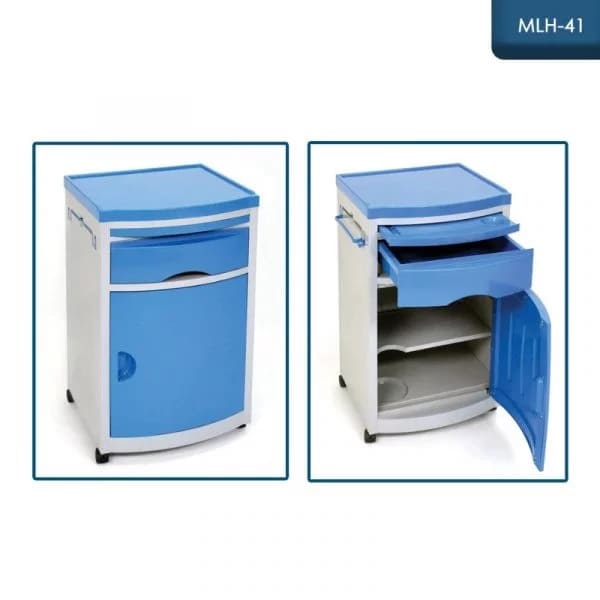 Medicalab | Bedside Cabinet | Anti-Bacterial ABS Material | High Quality Castors | Light Weight