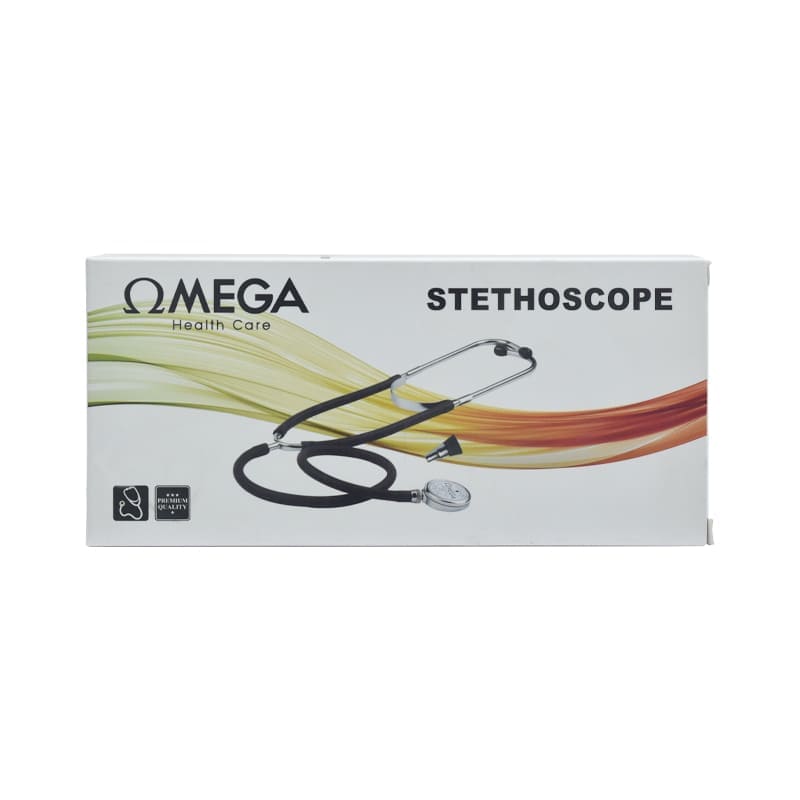 Omega Stethoscope (ST 3) with Fetal pulse sensor Black color