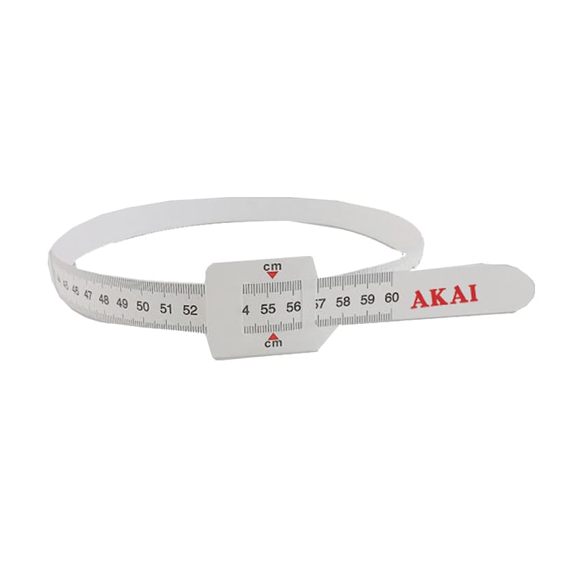 Akaimed Tape Measure for Infant Heads (3 59 cm) white color