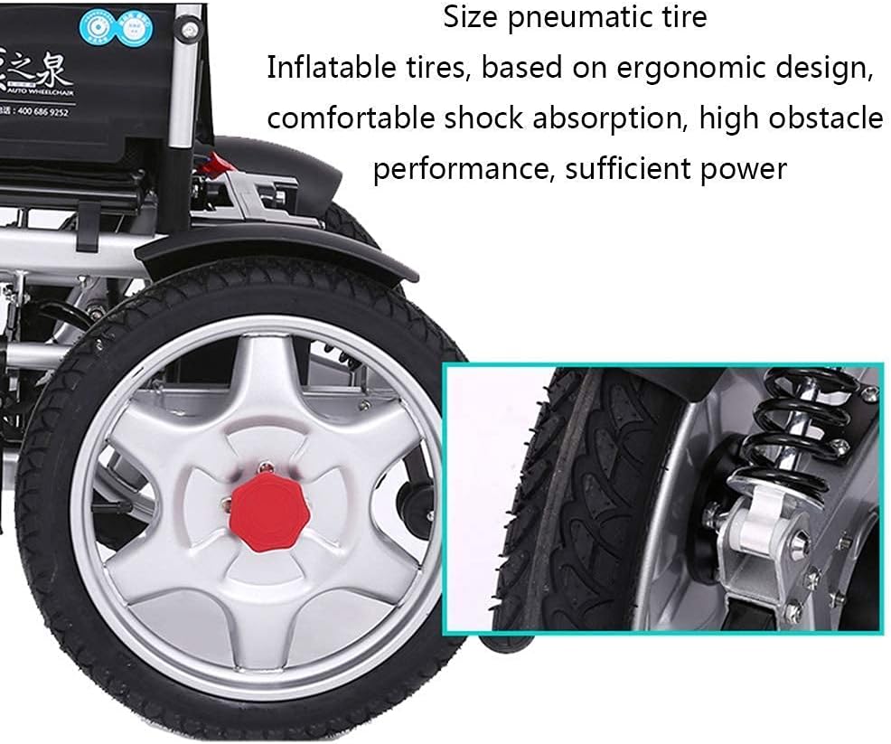 Omega Electric wheelchair single battery - foldable - lightweight