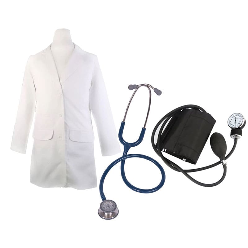 مجموعة منتجات سنة أولي طب وللكليات العلمية (بالطو + جهاز ضغط هوائي  + سماعة طبيب ) من اوميجا