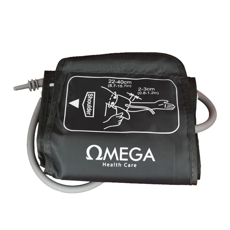 Omega Digital Blood Pressure Monitor with Backlit LED Screen, Storage Box