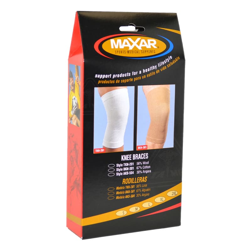 Cotton/Elastic Knee Brace BKN 301 by Maxar