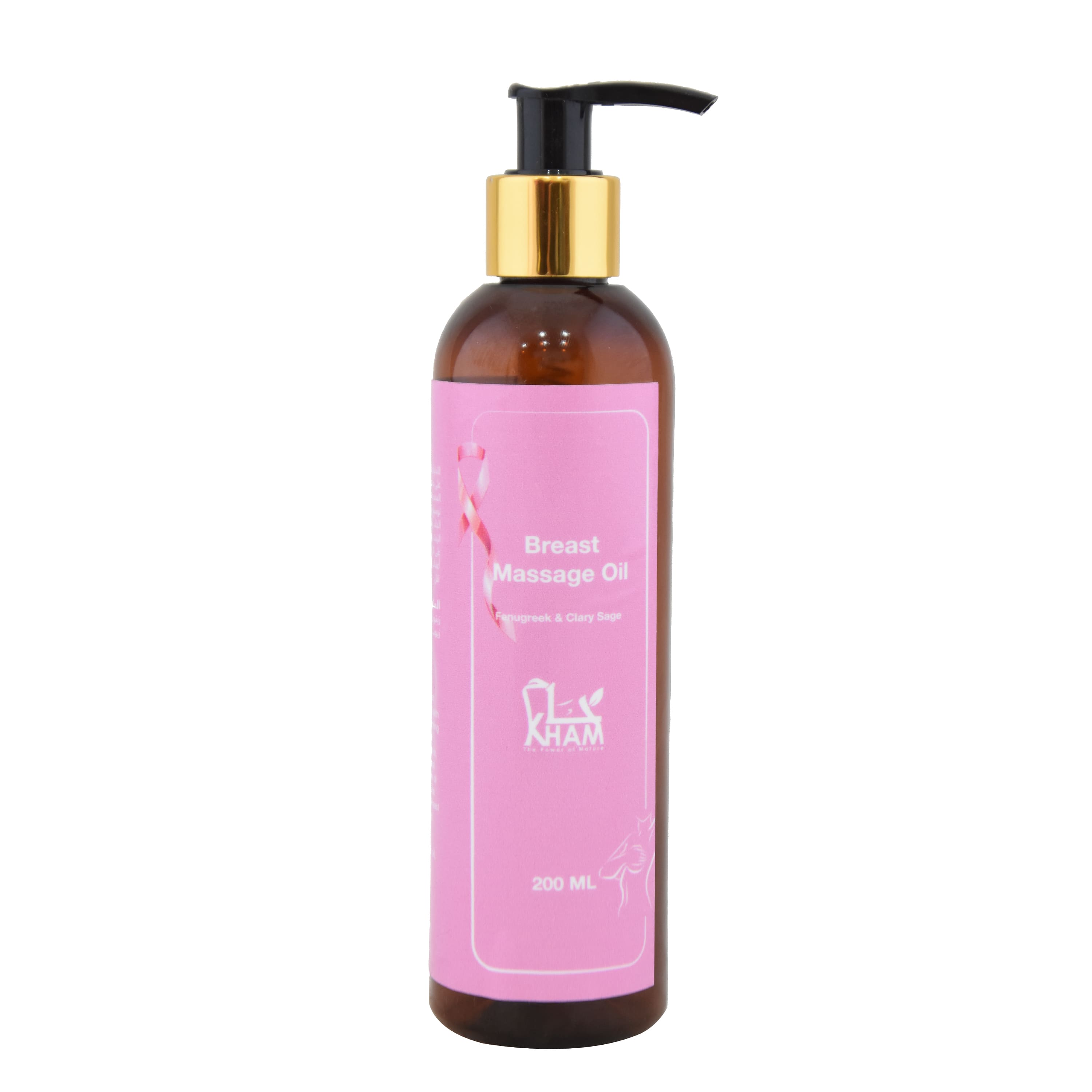 Kham Breast Massage Oil (200 ml) Fanugreek & Clary Sage