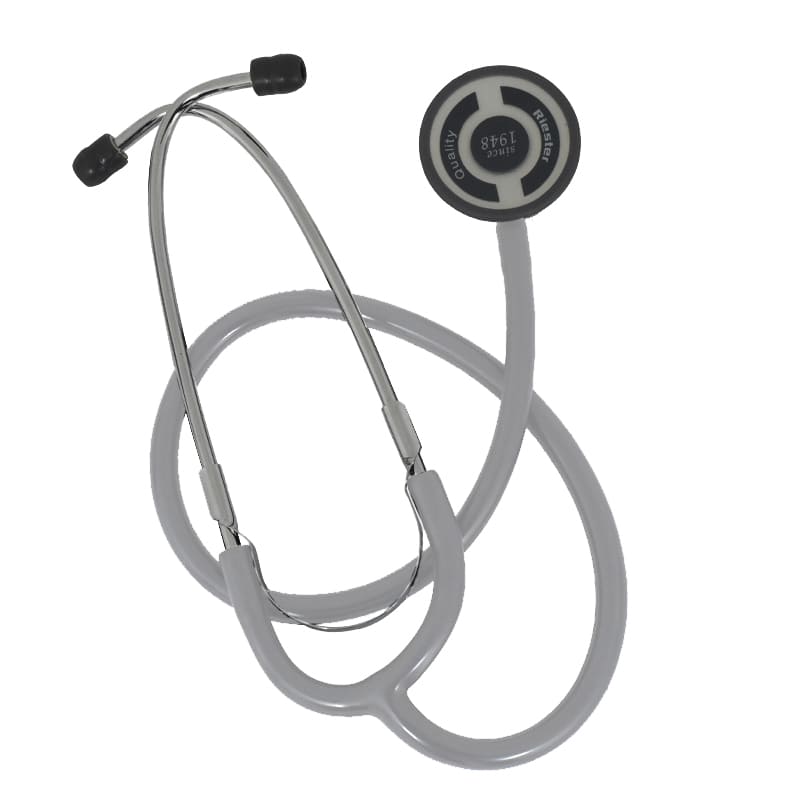 Stethoscope Duplex Aluminium by Riester for adults  Grey Color