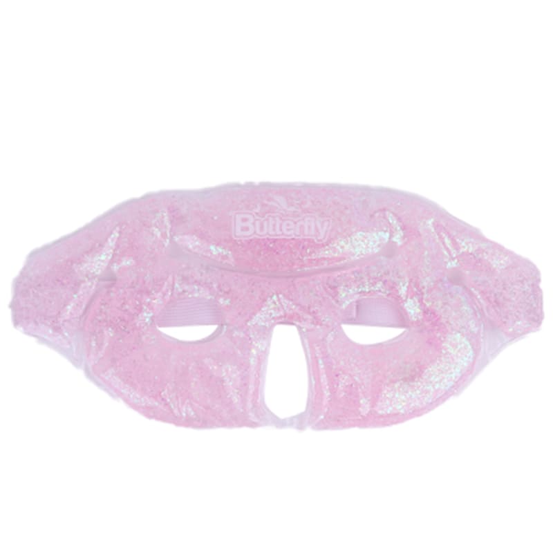 Hot/Cold Fragmental Gel Beads Face Mask Therapeutic, Cosmetic Double Pink