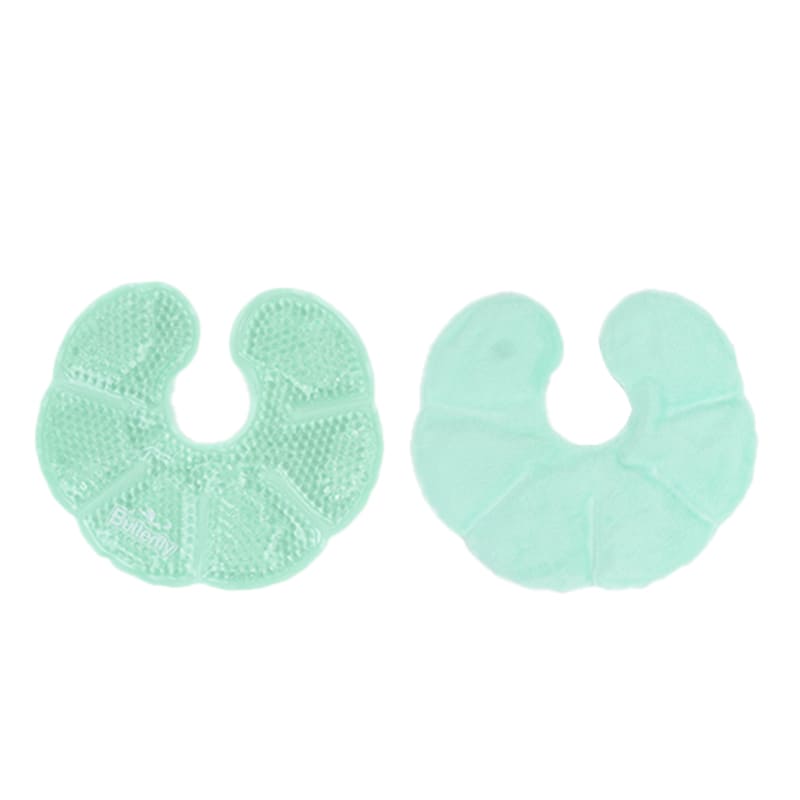 Butterfly Therapy Peas Pack For Breast Hot/Cold Therapy Reusable 2 Pieces Green