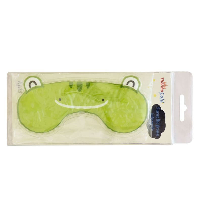 Omega Thermo Cold Hot/Cold Gel Beads Eye Mask/Sinus Pack 1 Piece Frog