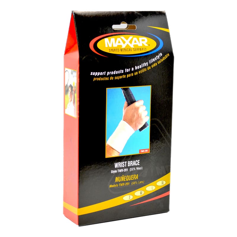 مثبت معصم من الصوف دعامة معصم اليد TWR 201 من الصوف المرن من ماكسر