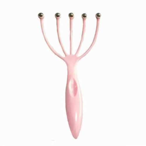 أداة تدليك فروة الرأس الخماسية – للإسترخاء وتنشيط الدورة الدموية – من باترفلاي – لون بينك