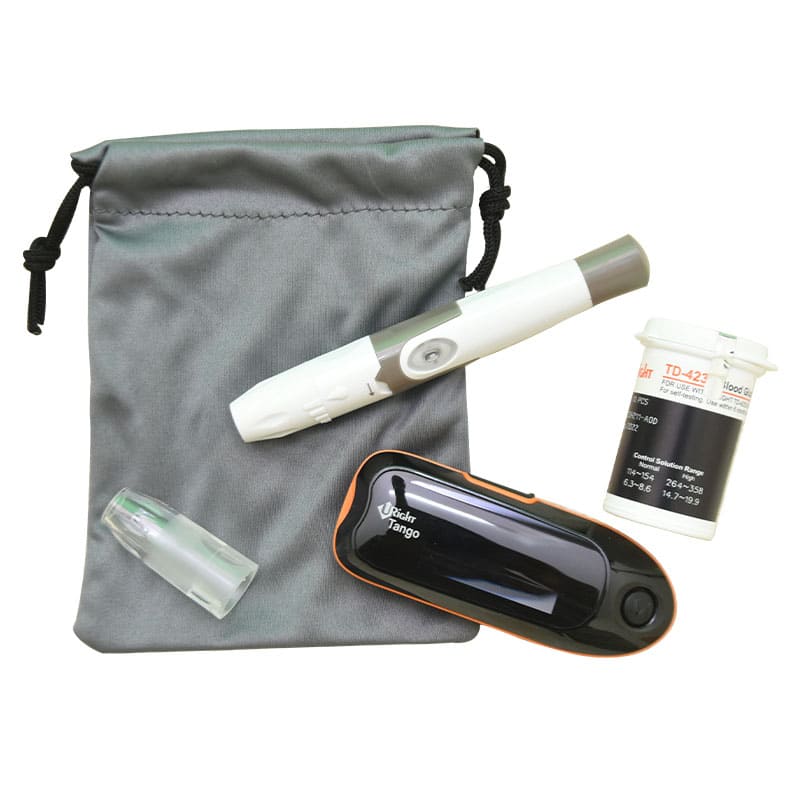 Tango Blood Glucose Monitoring system with 10 test strips Large LCD 150 recordings