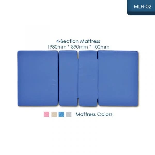 سرير ٣-حركة يدوي | متعدد الإستخدامات - يوفر الراحة التامة للمريض - مصنع من خامات شديدة التحمل - تحكم يدوي - حامل محاليل قابل للفك والتركيب - مرتبة إسفنج عالية الجودة، مغطاة بالجلد - من ميديكالاب