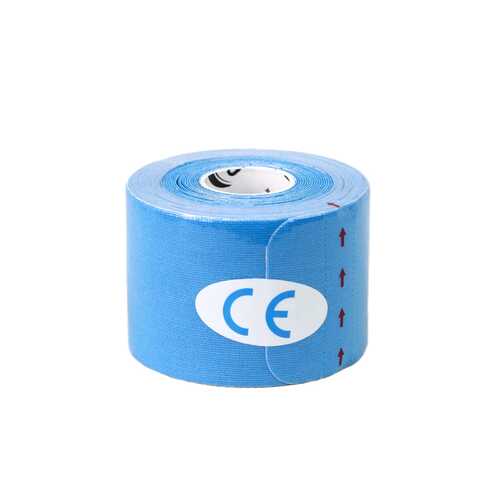 شريط لاصق رياضي  Kinesiology Tape precut لدعم العضلات من اوميجا  - 5سم * 5متر  - مزود بفواصل