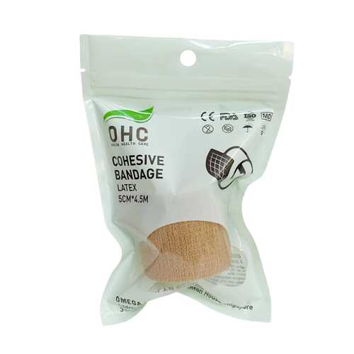 شريط ضمادة ذاتي الالتصاق من اوميجا Cohesive tape -  (5 سم * 4.5 متر)