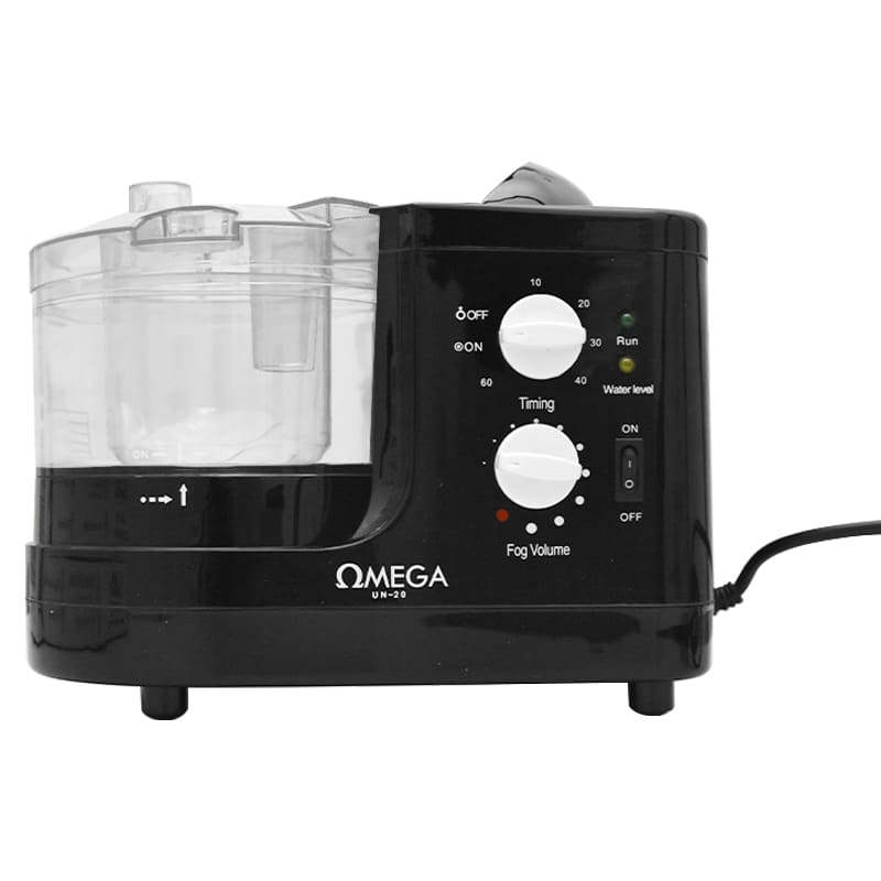 جهاز نيبولايزر بالموجات فوق الصوتية UN 20 من اوميجا  لون اسود